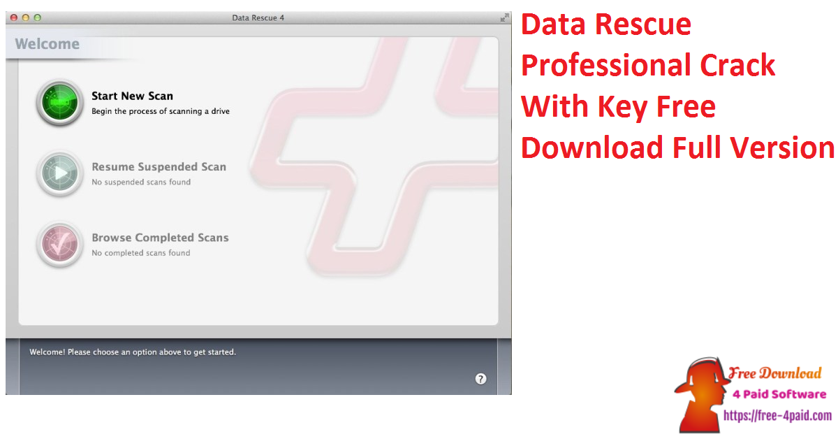 Data Rescue Professional Crack With Key Free Download Full Version