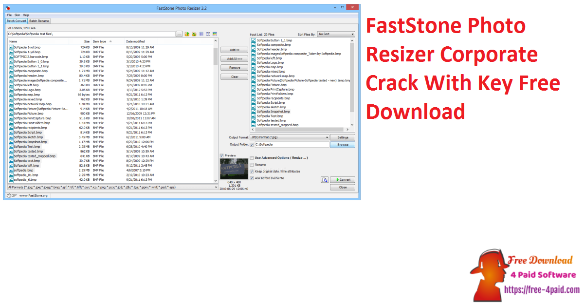 FastStone Photo Resizer Corporate Crack With Key Free Download