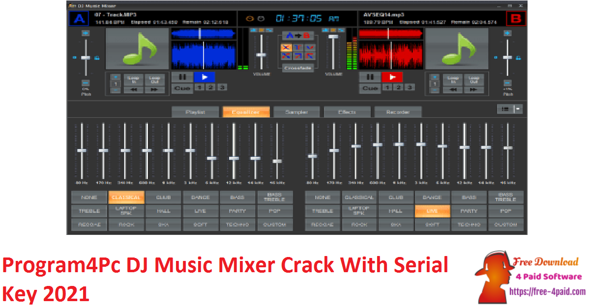 Program4Pc DJ Music Mixer Crack With Serial Key 2021