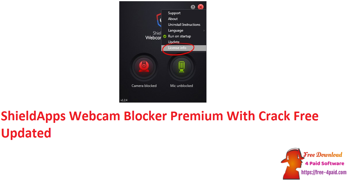 ShieldApps Webcam Blocker Premium With Crack Free Updated