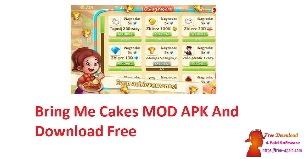 Bring Me Cakes MOD APK And Download Free