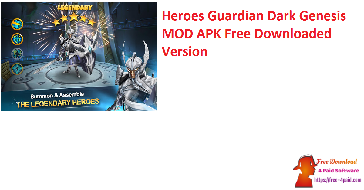 Heroes Guardian Dark Genesis MOD APK Free Downloaded Version