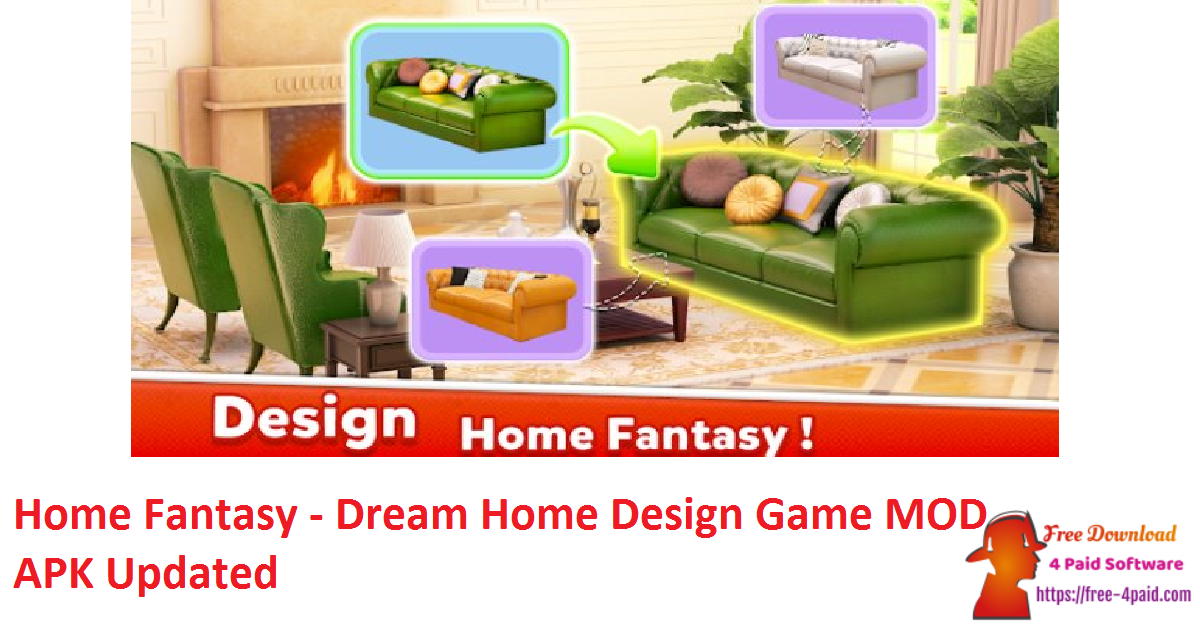 Home Fantasy - Dream Home Design Game MOD APK Updated