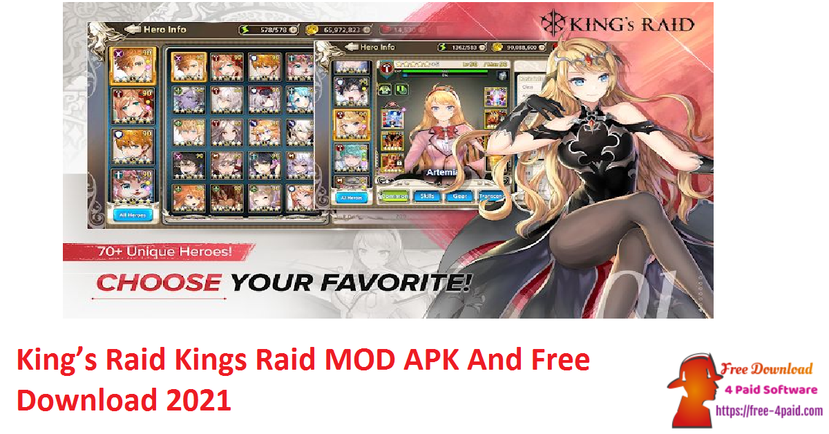 King’s Raid Kings Raid MOD APK And Free Download 2021