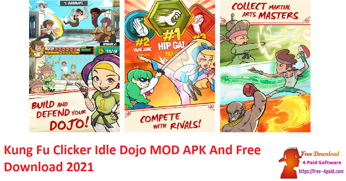 Kung Fu Clicker Idle Dojo MOD APK And Free Download 2021