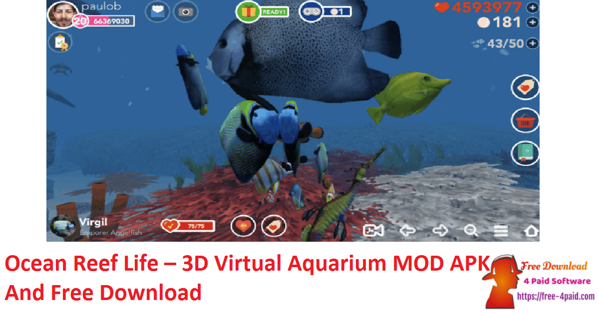 Ocean Reef Life – 3D Virtual Aquarium MOD APK And Free Download