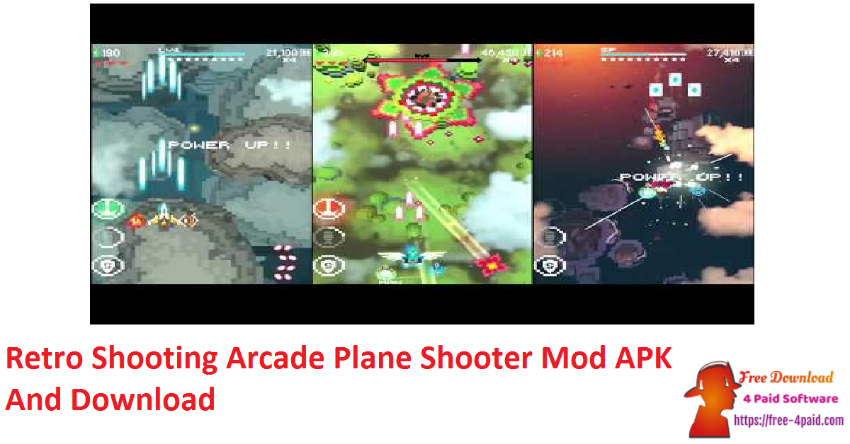 Retro Shooting Arcade Plane Shooter Mod APK And Download