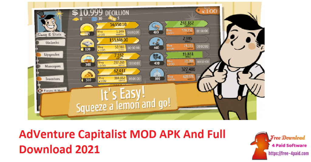 AdVenture Capitalist MOD APK And Full Download 2021
