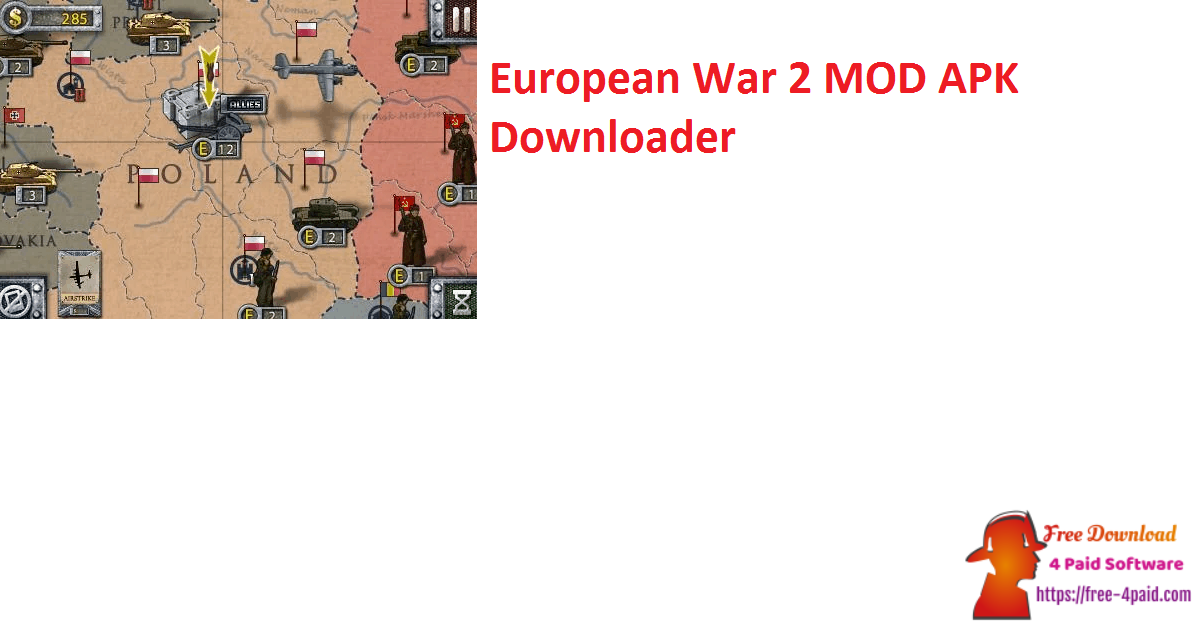 European War 2 MOD APK Downloader