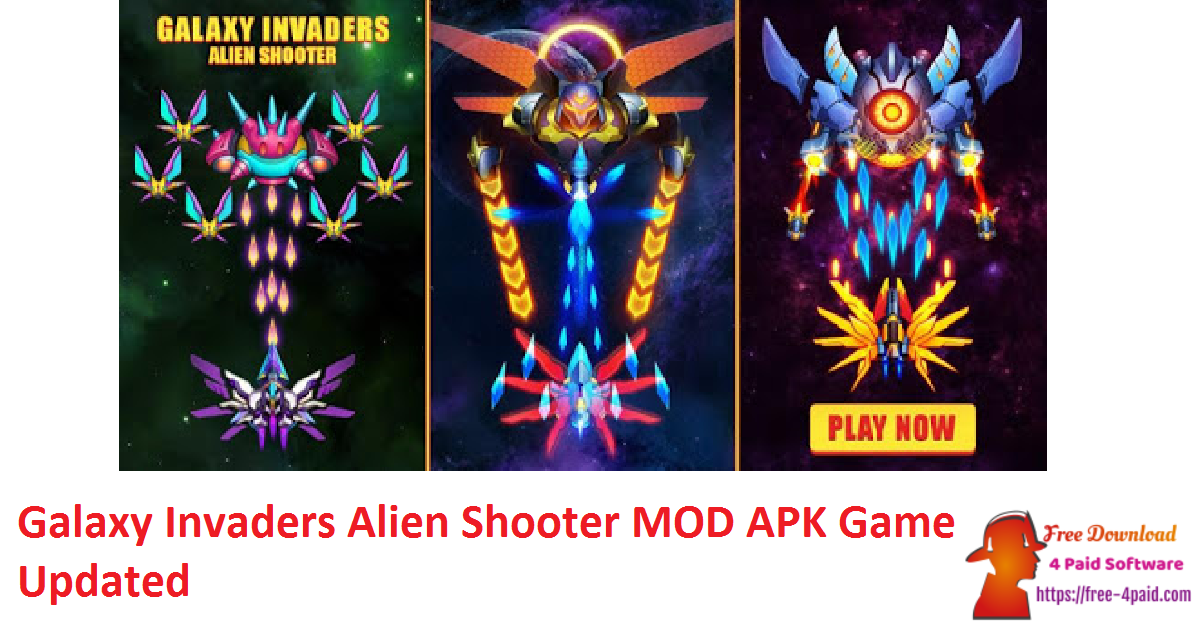 Galaxy Invaders Alien Shooter MOD APK Game Updated