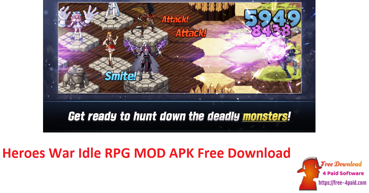 Heroes War Idle RPG MOD APK Free Download