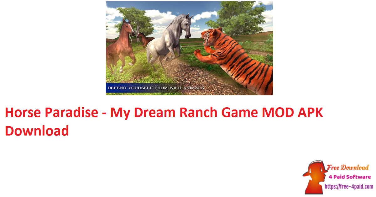 Horse Paradise - My Dream Ranch Game MOD APK Download