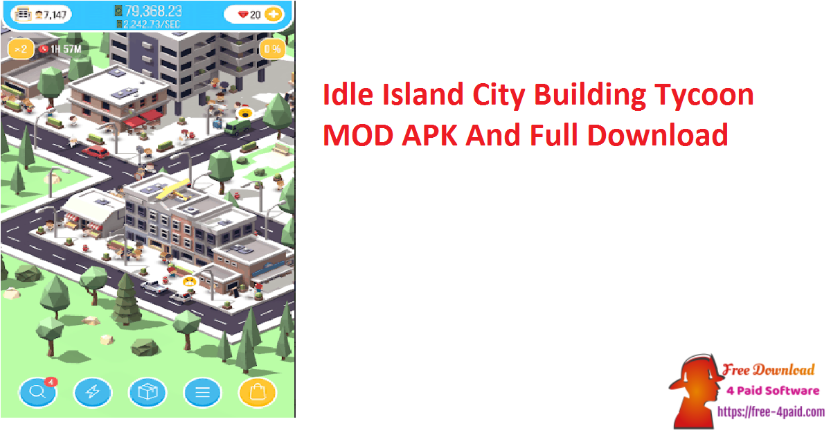 Idle Island City Building Tycoon MOD APK And Full Download
