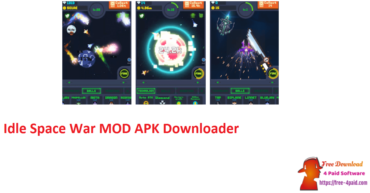 Idle Space War MOD APK Downloader
