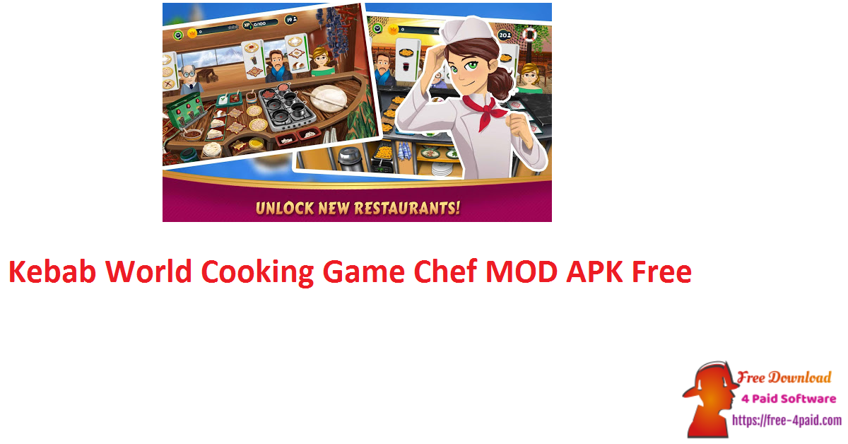 Kebab World Cooking Game Chef MOD APK Free