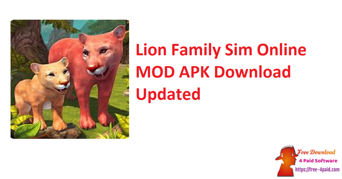 Lion Family Sim Online MOD APK Download Updated