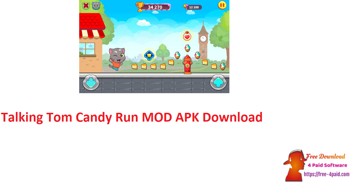 Talking Tom Candy Run MOD APK Download