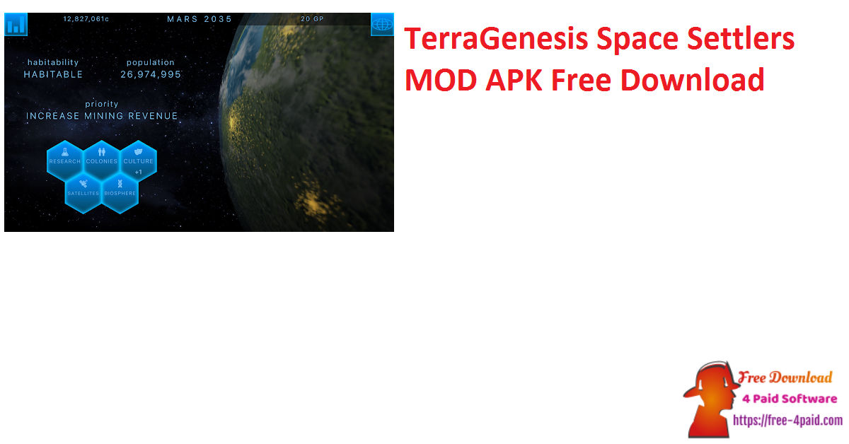 TerraGenesis Space Settlers MOD APK Free Download