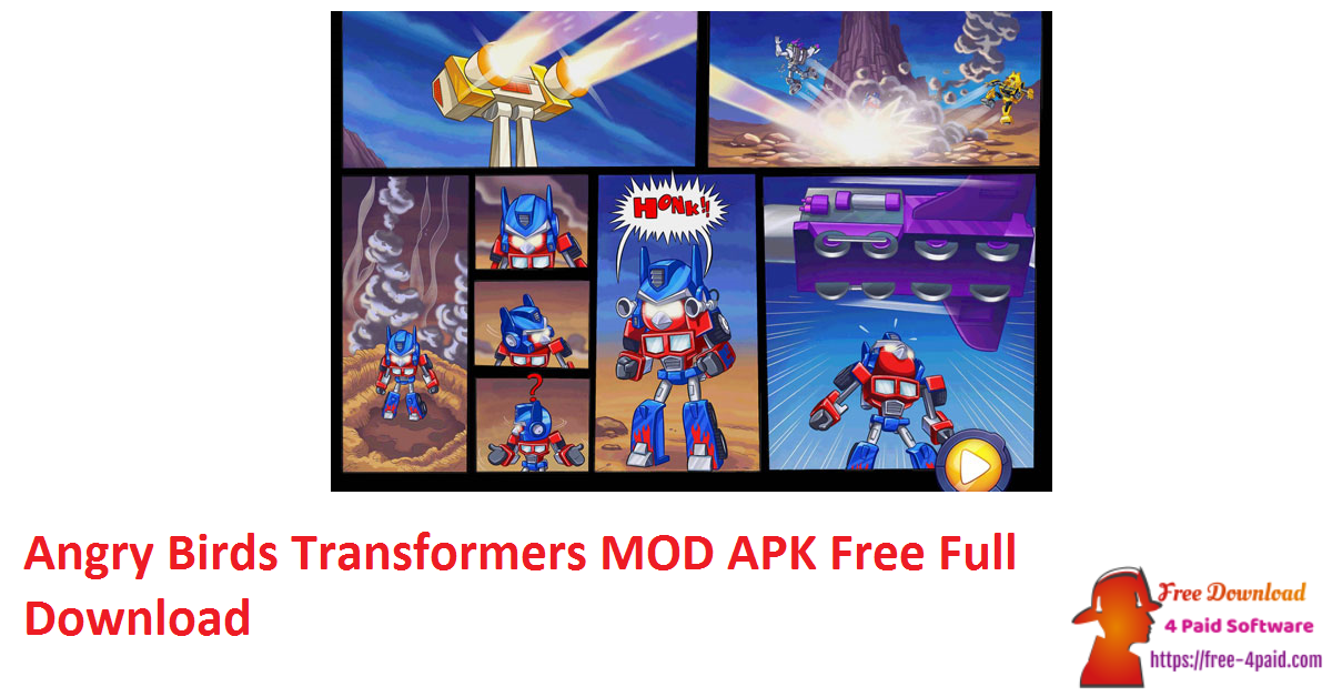 Angry Birds Transformers MOD APK Free Full Download