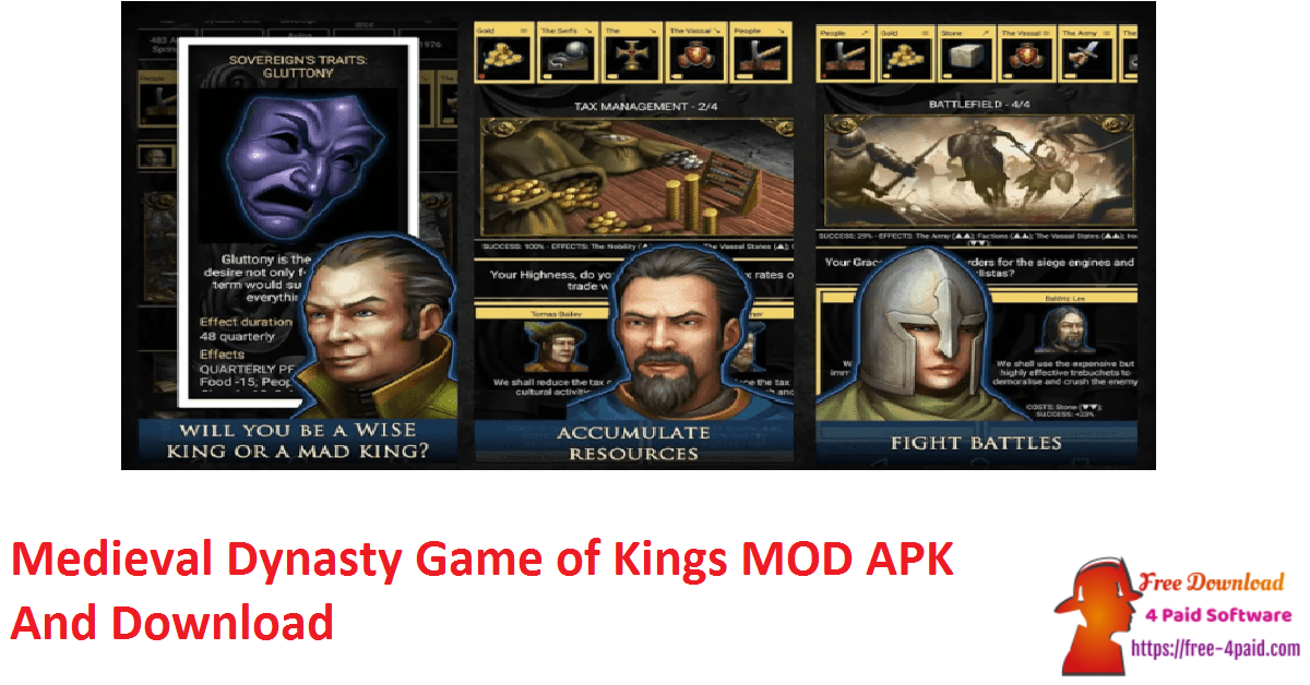 Medieval Dynasty Game of Kings MOD APK And Download