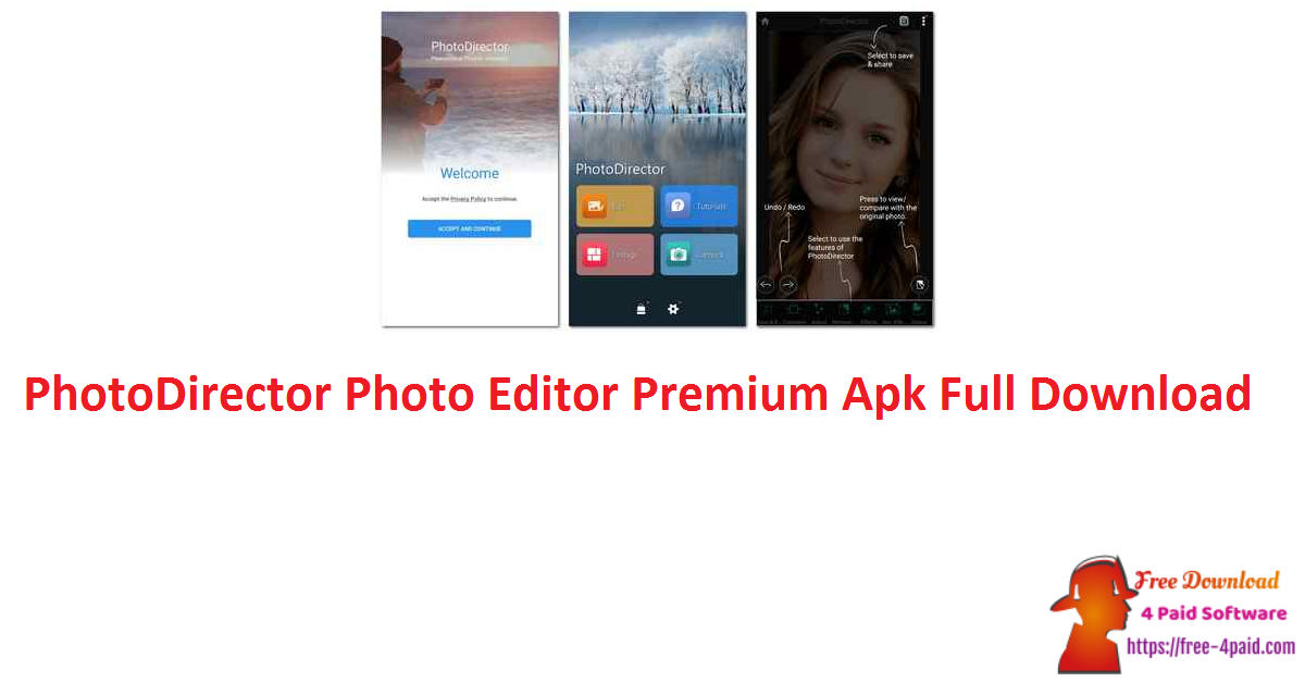 PhotoDirector Photo Editor Premium Apk Full Download