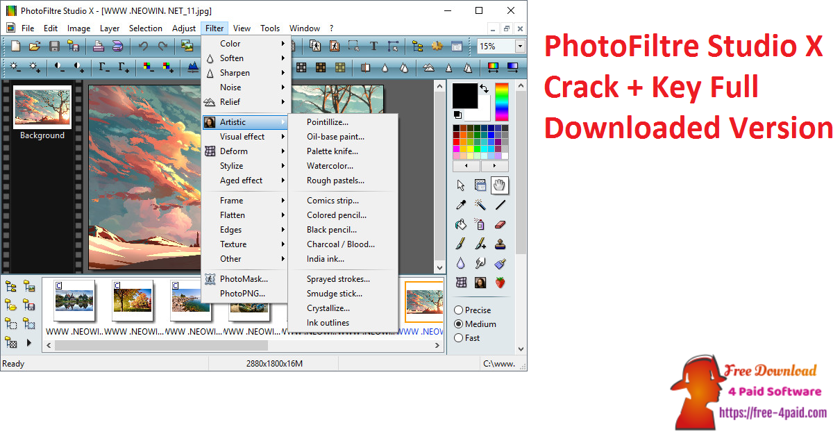 PhotoFiltre Studio X 10.14.1 With Key Free Download [Multilingual]