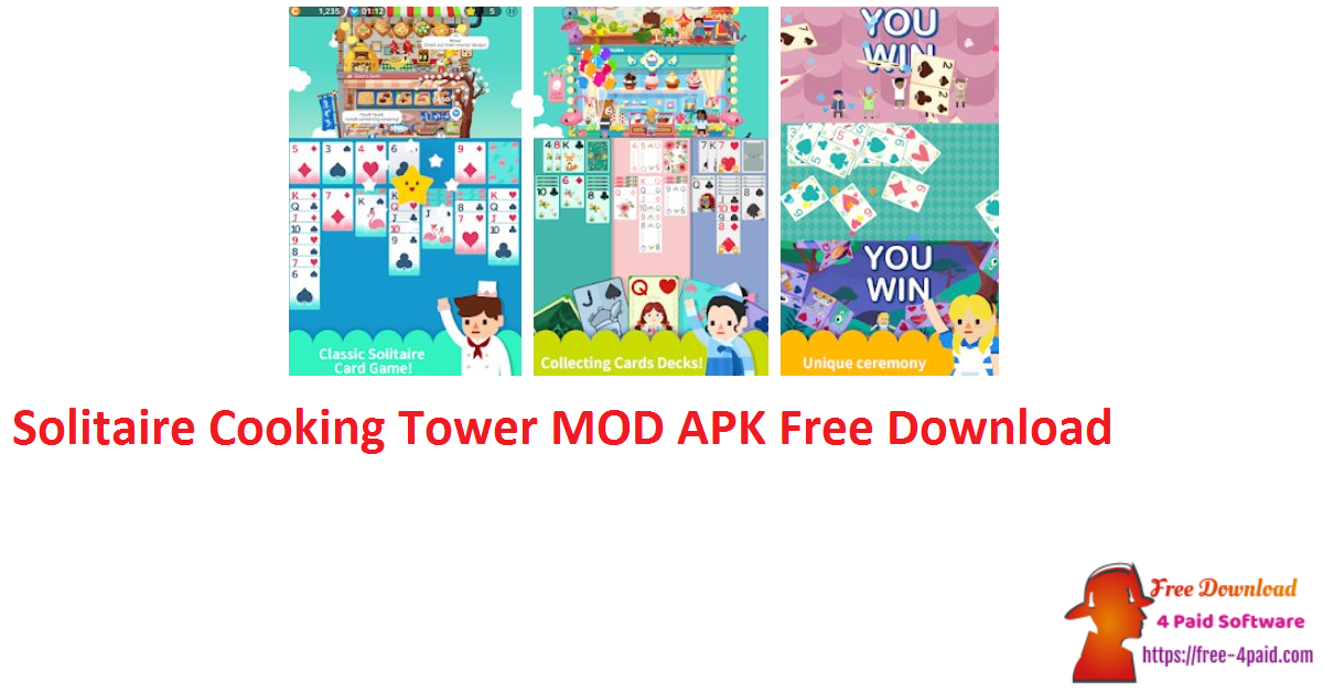 Solitaire Cooking Tower MOD APK Free Download