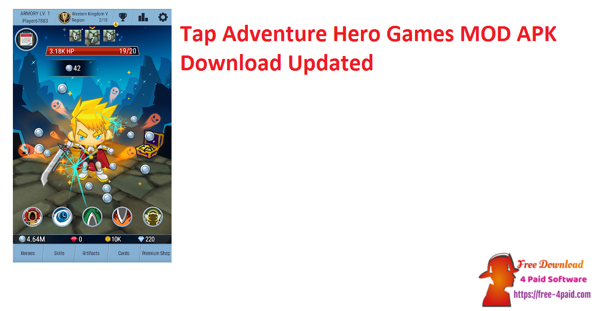 Tap Adventure Hero Games MOD APK Download Updated