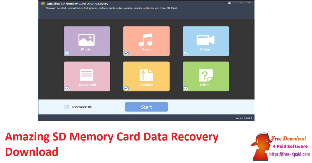 Amazing SD Memory Card Data Recovery Crack 9.1.1.8 + Serial Key Free