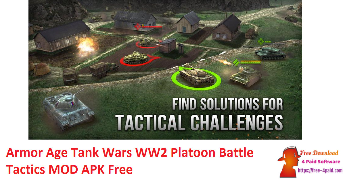 Armor Age Tank Wars WW2 Platoon Battle Tactics MOD APK Free