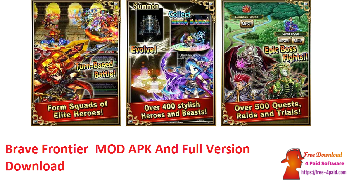 Brave Frontier  MOD APK And Full Version Download