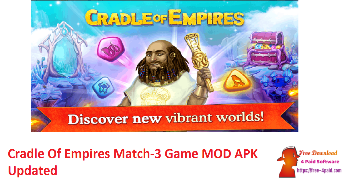 Cradle Of Empires Match-3 Game MOD APK Updated