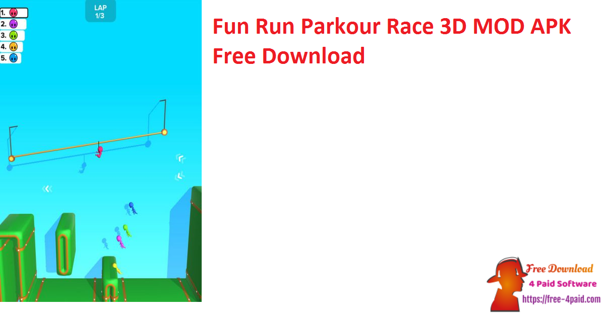 Fun Run Parkour Race 3D MOD APK Free Download