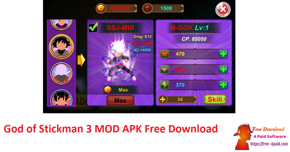 God of Stickman 3 MOD APK Free Download