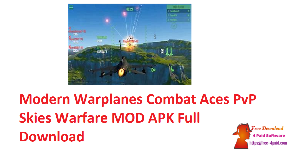Modern Warplanes Combat Aces PvP Skies Warfare MOD APK Full Download