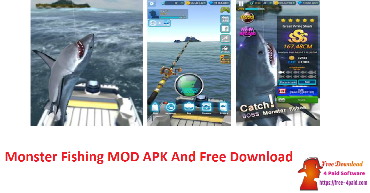 Monster Fishing MOD APK And Free Download