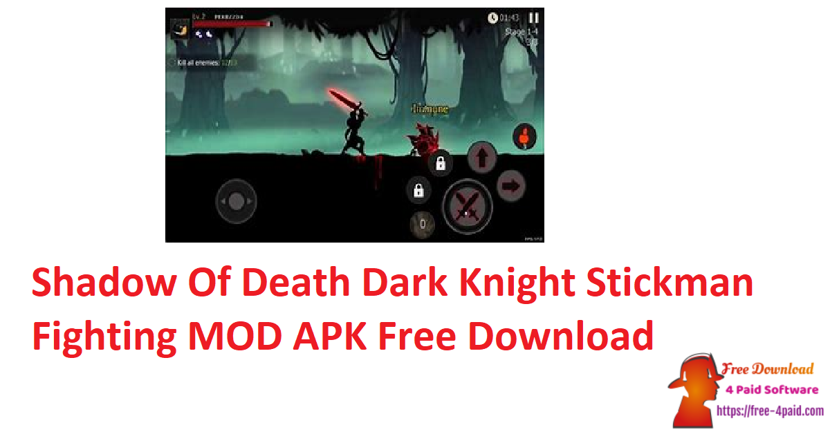 Shadow Of Death Dark Knight Stickman Fighting MOD APK Free Download
