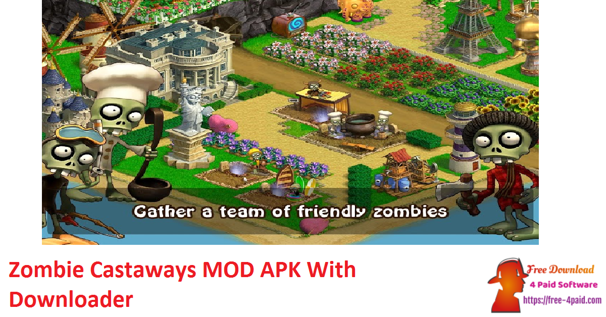 Zombie Castaways MOD APK With Downloader