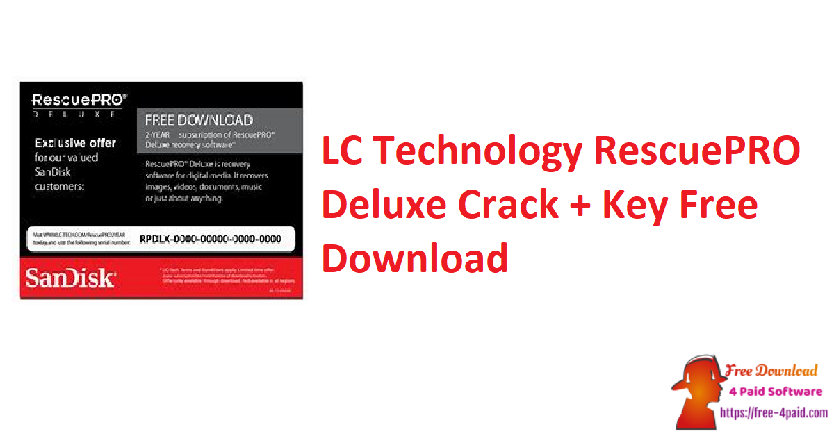 LC Technology RescuePRO Deluxe Crack + Key Free Download