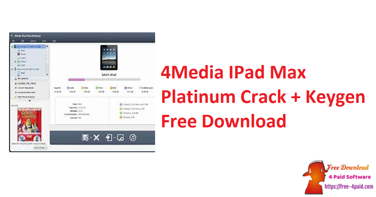 4Media IPad Max Platinum Crack + Keygen Free Download