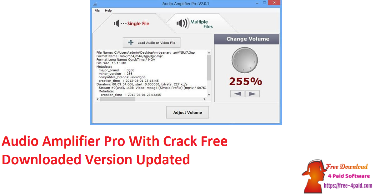 Audio Amplifier Pro With Crack Free Downloaded Version Updated