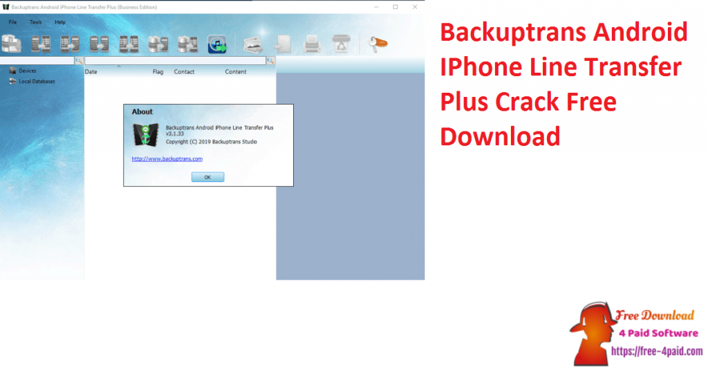 backuptrans android iphone 3.2.44 username key
