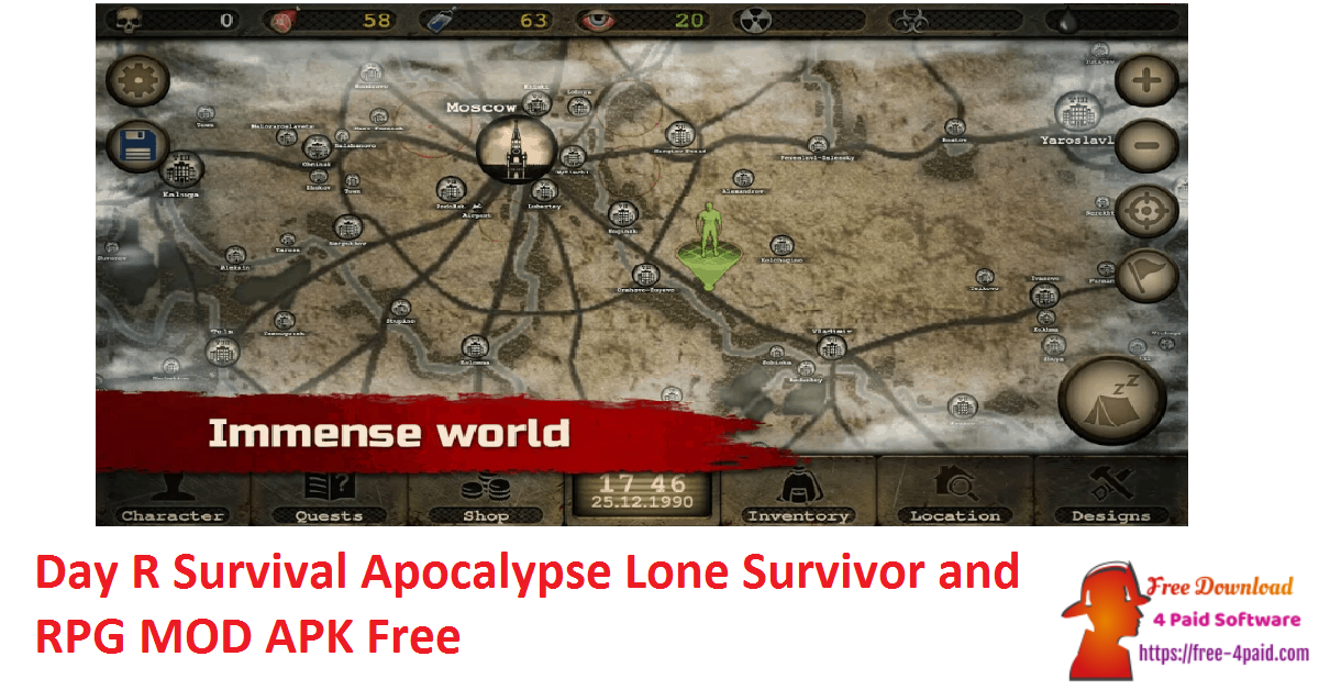 Day R Survival Apocalypse Lone Survivor and RPG MOD APK Free