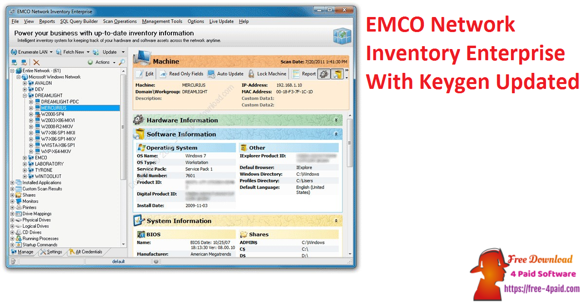EMCO Network Inventory Enterprise With Keygen Updated