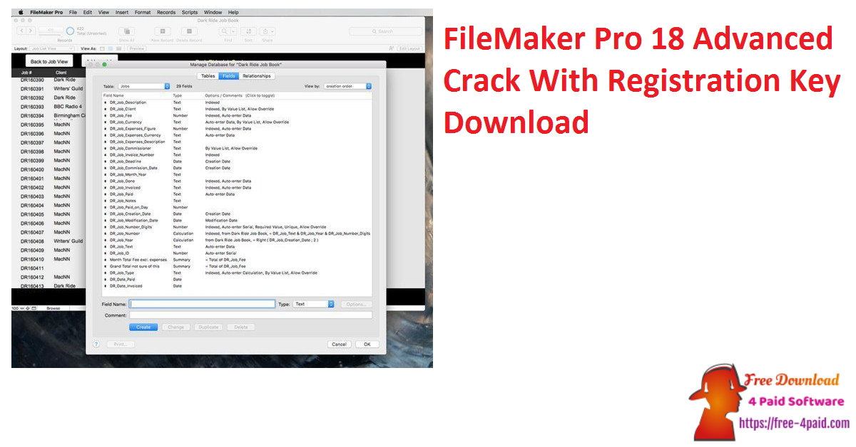 FileMaker Pro 18 Advanced Crack With Registration Key Download