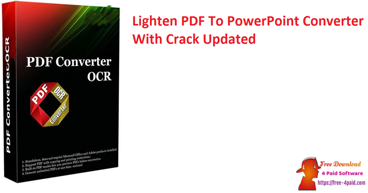 Lighten PDF To PowerPoint Converter With Crack Updated