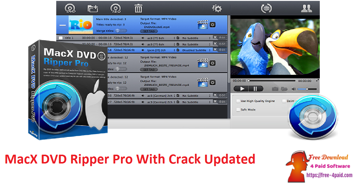MacX DVD Ripper Pro With Crack Updated