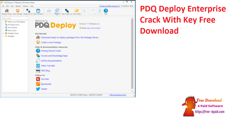 download the new for windows PDQ Deploy Enterprise 19.3.472.0