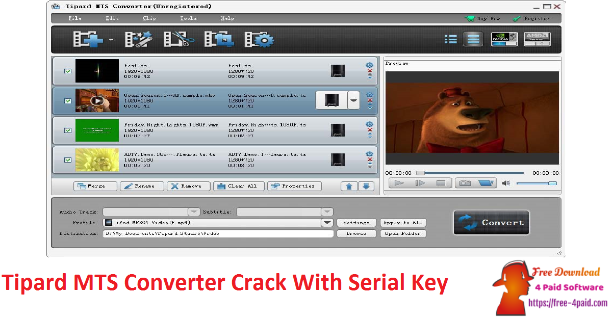 Tipard MTS Converter Crack With Serial Key