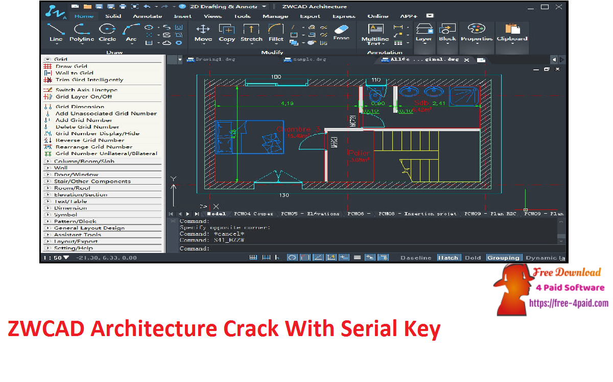 ZWCAD Architecture Crack With Serial Key 